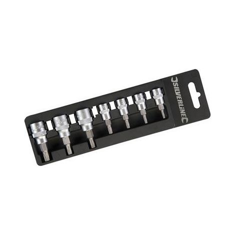 Jeu de 7 embouts de vissage Torx sur douilles (1/2)