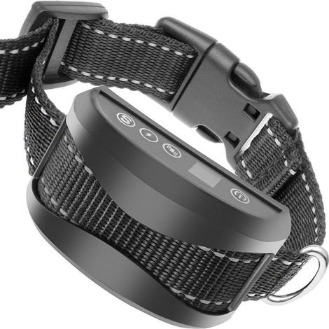 Collier Anti-aboiement - Chien - Rechargeable - 3 Modes - IP65 - Sangle Réfléchissante