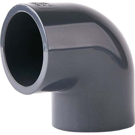 Manchon Coude 90 Degrés PVC 32 Mm Raccord Pression PN16 DN25 Lot De 2 Pièces (1/4)