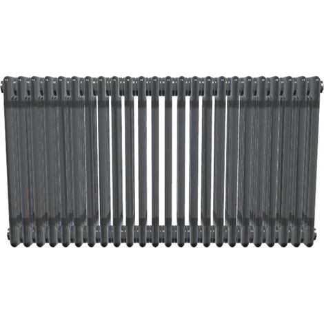 Bircham - Raw Metal Column Radiator H600mm x W1106mm 4 Column (1/2)
