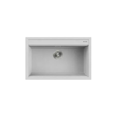 Elleci Lavello da Incasso Mono Splitvasca Best 130 Granitek Bianco Soft 39 Sopratop