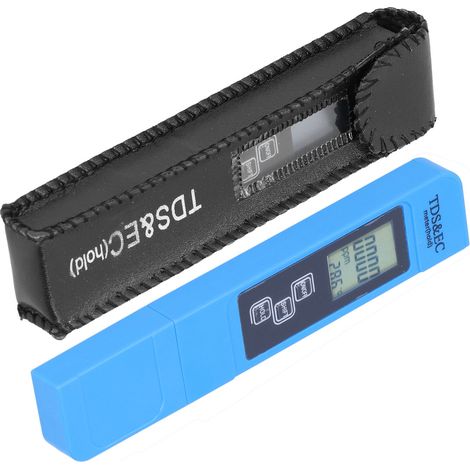 Testeur de Qualité d'Eau Portable 0-9999ppm TDS/EC Multifonction - Stylo de Mesure Précise (1/5)