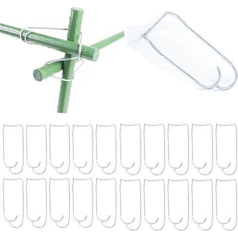 Plant Cage Connectors - Set of 20 - Steel Wire - 11 mm