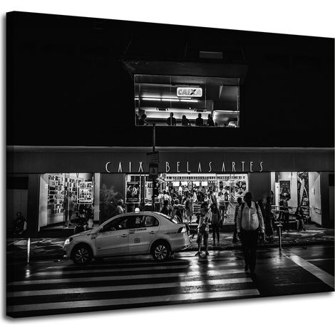 Leinwanddruck Architektur Taxistraße 100x80