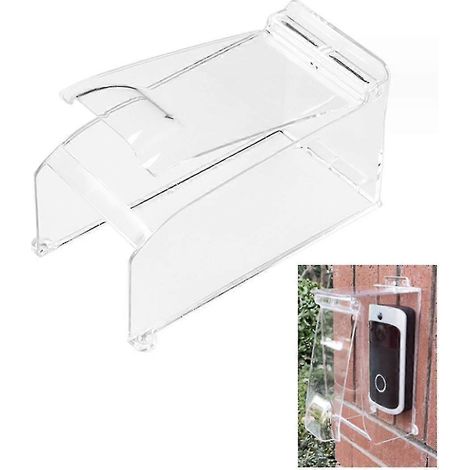 Couvercle étanche transparent pour clavier de serrure à rabat, protection contre la pluie et les intempéries pour sonnette Ring-C Banmo (1/5)