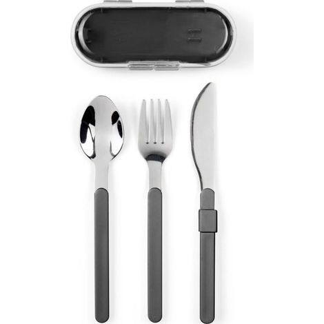 Set de couverts démontables Livoo MEN407G en acier inoxydable Coloris Gris