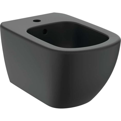 Ideal Standard - Tesi Bidet sospeso con fissaggi nascosti - Nero Seta (1/5)