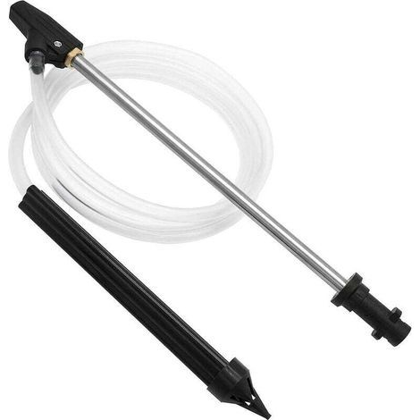 2.75M Dispositif d'hydrosablage,Kit de sablage haute pression,Maison Haute Pression Lance Voiture Rondelle Humide Sablage Kit pour Véhicule Nettoyage、Enlève Dirt & Rouille (1/4)