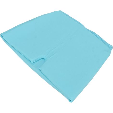 Bandeau froid compressif anti-migraine, double couche extensible, chapeau rafraîchissant bleu, soulage les céphalées (1/5)