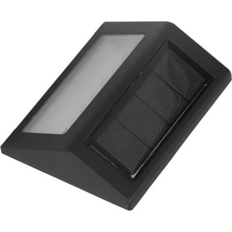 Applique solaire extérieur 6 LED fonction automatique petite taille batterie 600 mAh pour éclairage jardin et terrasse (1/4)