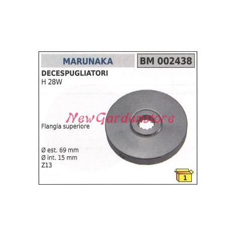 Flangia superiore coppia conica MARUNAKA decespugliatore H 28W 002438