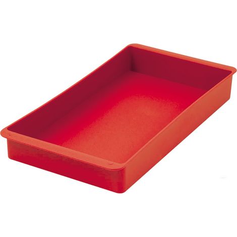 BANDEJA MULTIUSOS FAIBO 24.7X12.5X3CM ROJO 209-03