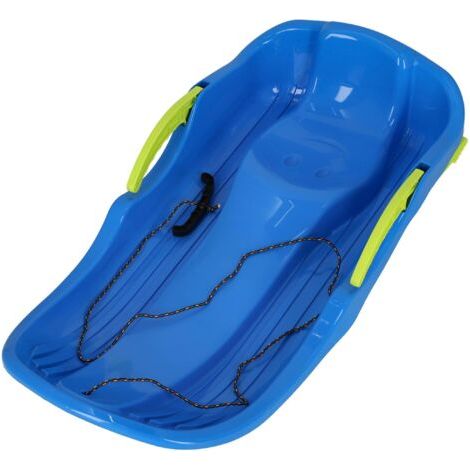 Luge Enfant - avec Frein - PVC - 79x38x16 cm - Rouge - Sled - Traineau à Neige - Traineau Enfant - Robuste Ergonomique - pour Enfants-NANOTEH (1/5)