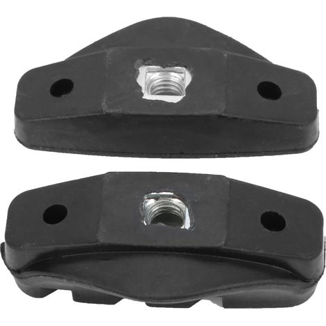 Set mit 2 CRake flexiblen Kunststoff-Bremsbelägen für Rennräder, Fahrradzubehör. (1/5)