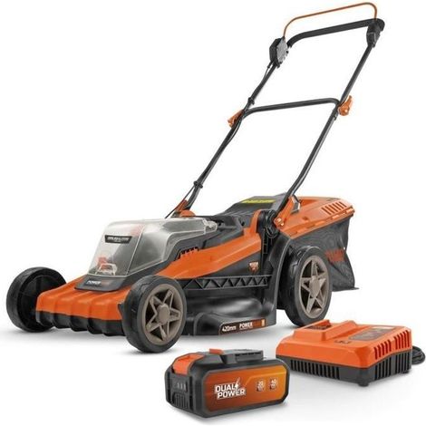 Akku-Rasenmäher 40V Dual Power POWDPGLWS2 - 420mm Ø, 50L Fangkorb (1/4)