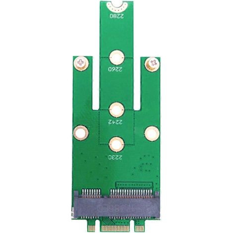 Carte adaptatrice M.2 NGFF SSD vers MSATA pour disque dur, compatible avec le modèle 2230. (1/5)