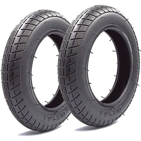 Coppia Ruote da 10 pollici 10 x 2 Pneumatici in Gomma Ricambio per Monopattino Elettrico Scooter elettrico Ecovelo