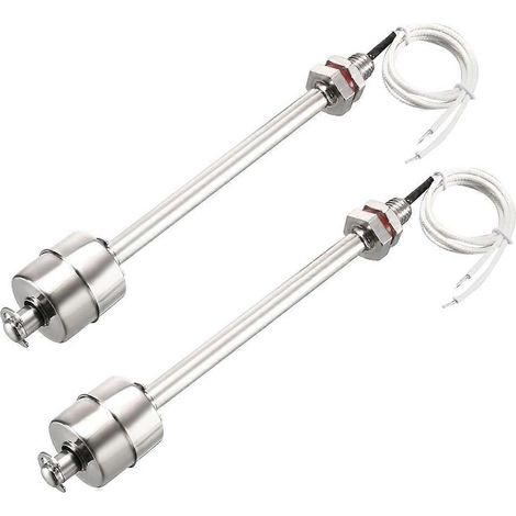 Interrupteur à flotteur en acier inoxydable Uxcell pour pompe à eau, réservoir, piscine, jardin, bassin, capteur de niveau d'eau. (1/5)