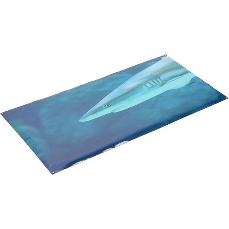 Papier de fond pour aquarium en PVC autocollant transparent 3D, 122 x 50 cm (1/3)