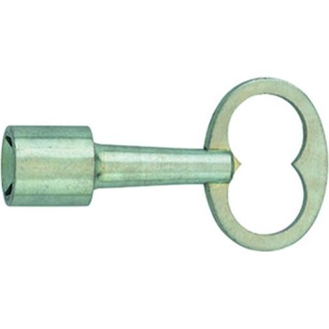 Clé de crémone à carré femelle acier zingué 6 mm - COUILLET ROBERT ET CIE