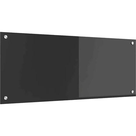 Protection de cuisine Gris foncé 100 x 40 x 0,6 cm verre trempé CFW60402 (1/5)