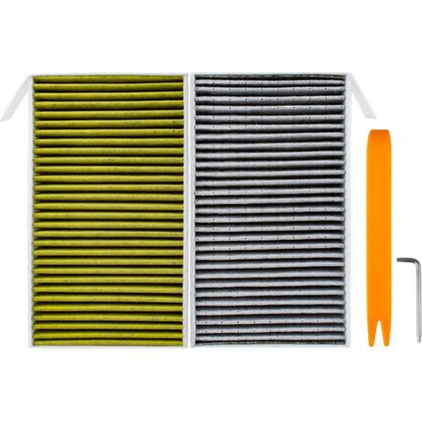 Filtre d'habitacle avec charbon actif pour Tesla Model 3, pack de 2 - Filtre à air conditionné (1/5)