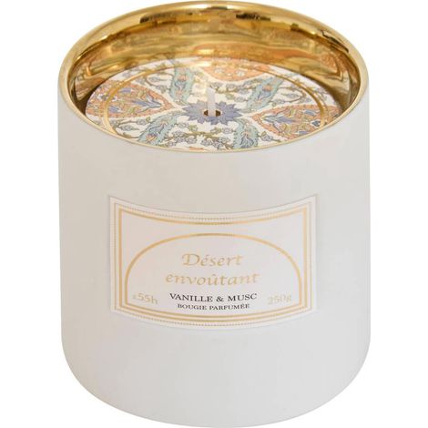 Bougie Parfumée en Céramique "Lucia" 250g Vanille & Musc
