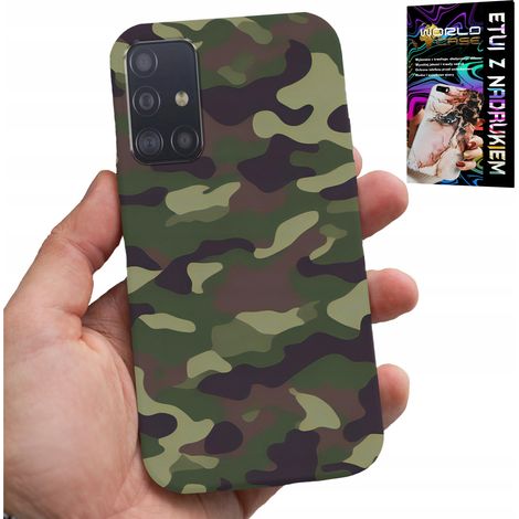 Custodia per Samsung Galaxy A71 - mimetica, colori militariafan case (1/5)