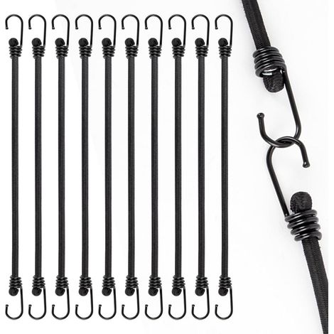 Spanngummis mit Haken 45cm, 10 Stück, robust, für Gepäck & Fracht (1/5)