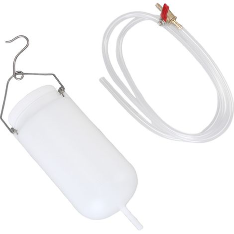 Réservoir de carburant auxiliaire 1L avec tuyau et vanne de coupure, débit plus fluide pour les voyages à vélo longue distance (1/5)