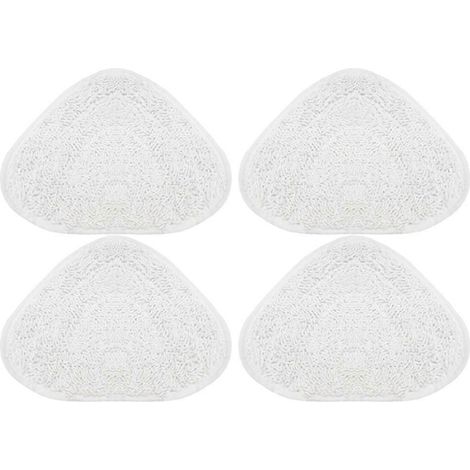 Lot de 4 lingettes pour balai vapeur Vileda OCedar, lavables et réutilisables, de forme triangulaire, pour le nettoyage des sols. (1/5)