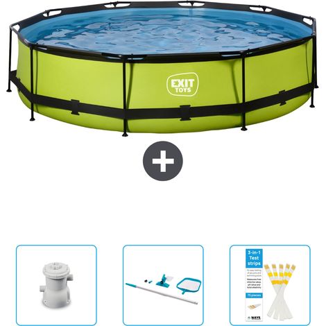Exit Pool Rund - 360x76 cm - 4-teilig SCB94 (1/4)
