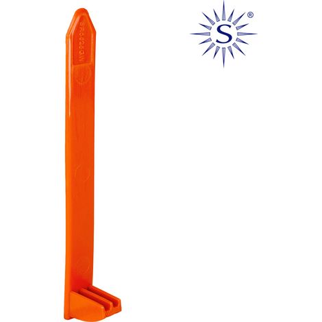 Flangia di ricambio in nylon per il fissaggio delle scatole della serie blu nella partizione cava Solera BR5625GW