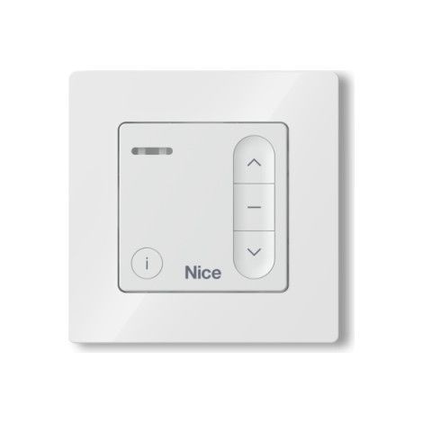 Nice DOMI W1 Trasmettitore Radio Murale 1 Canale Bidirezionale 433,92 MHz Bianco – SKU DOMIW1