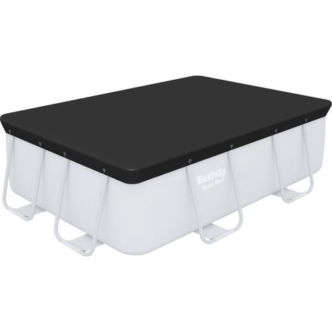 Bestway Bâche 4 saisons rectangle 269 x 179 cm pour piscine Power Steel 282 x 196 cm