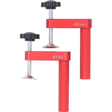 Serre-joint d'établi en alliage d'aluminium, lot de 2, scie cloche manuelle pour le travail du bois, 20 mm (1/5)