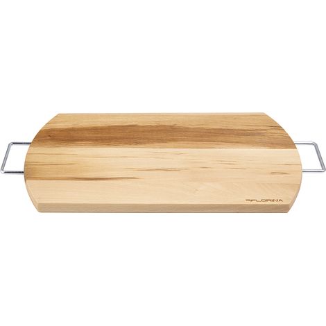 Tabla de cocina de madera con asas metálicas 40x24cm (1/5)