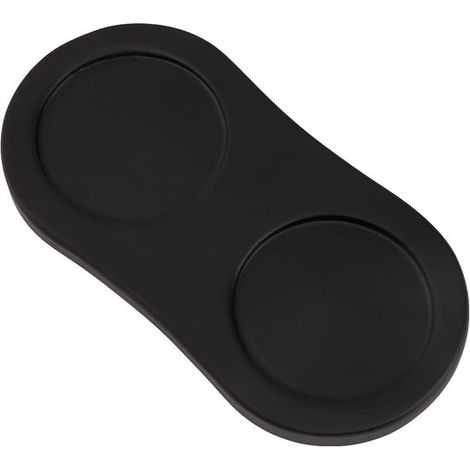 Vassoio per macina sale e pepe 16 x 8,1 cm Vassoio in legno per macinapepe Protezione per tavolo Accessorio per saliere per 2 macinapepe Contenitore da cucina De (1/5)