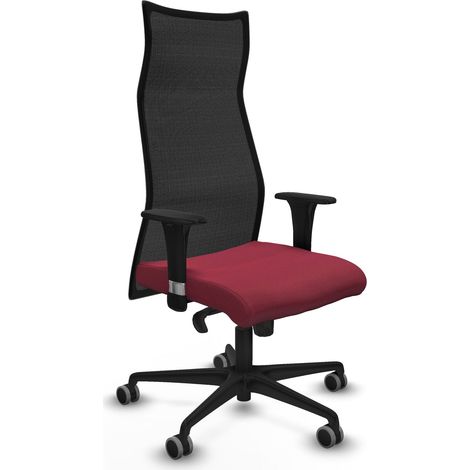 Silla de Oficina Albacete Piqueras y Crespo B1C036G Granate