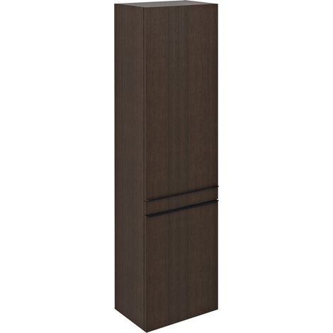 SITIA Meuble de Rangement Haut 2 Portes 46,7x172x32cm, gauche/droite/Pin Rustique