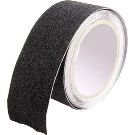 1PC Ruban antidérapant pour escaliers, 5 cm x 5 m, friction noire, mouture de sécurité, escabeau, intérieur, extérieur, haute traction (1/5)