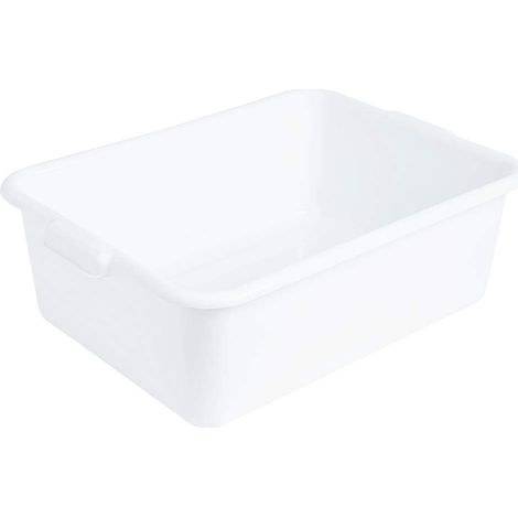 Boîte de conservation alimentaire en plastique semi-transparent 52,1 x 39,4 x 17,8 cm (1/3)