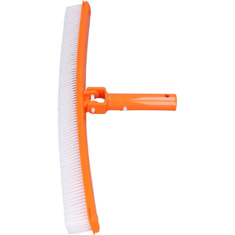 Brosse de piscine 50 cm (20 po) élastique en forme d'arc, nettoyage rapide, robuste et durable, large surface de nettoyage. (1/5)