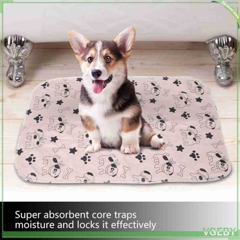 Tapis éducateur pour Chien - V GEBY - 40x60cm - Lavable - Absorbant - 3 couches (1/4)