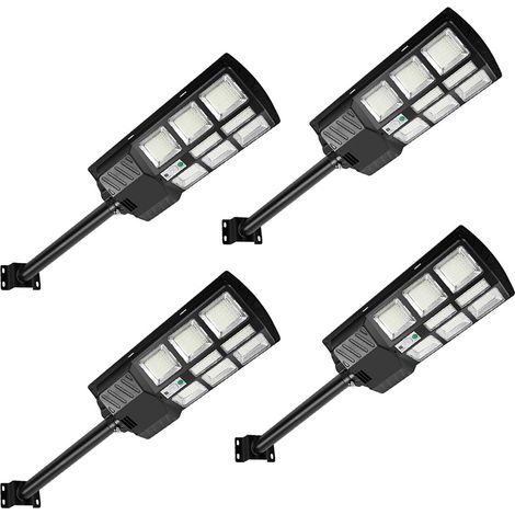 Wolketon 280 LED 4X Solarlampen für Außen Bewegungsmelder IP67 Solarleuchte Solarlampe 300w Wasserdichte Wandleuchte Garten Gartenleuchten Aussenleuchte