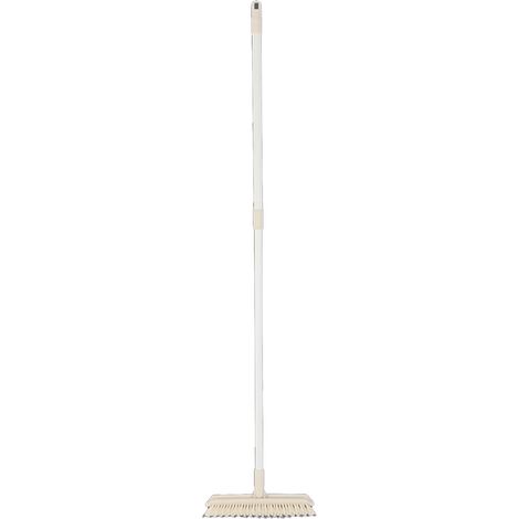 Brosse de Nettoyage Éponge Extensible pour Sol et Salle de Bain - Couleur Crème (1/5)