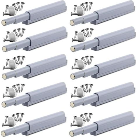 Appuyez pour ouvrir magnétique loquets Fermetures magnétiques push-open ouvre et ferme la porte avec une simple pression (10 pièces) (1/5)