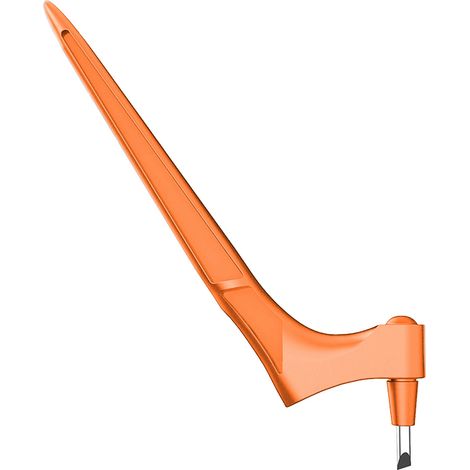 360° Präzisions-Bastelmesser mit 3 Ersatzklingen – Orange, 17 cm – für Scrapbooking, Etikettenherstellung und Schneideprojekte (1/5)