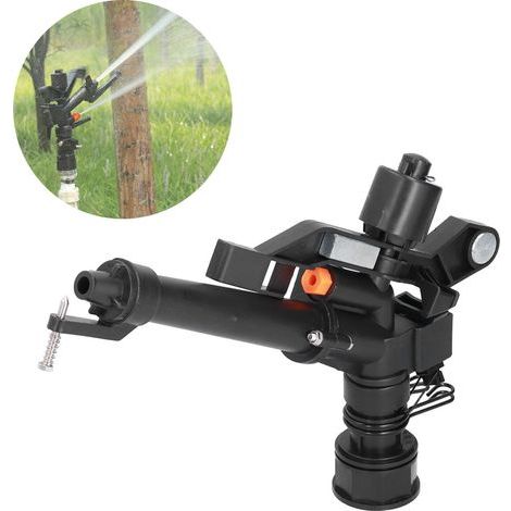 High-Flow Impact Sprinkler with Adjustable ABS Tilting Arm for Lawn and Garden (1/5)