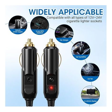 Adaptateur Allume Cigare 220V vers 12V 1A 12W Convertisseur CA/CC (1/4)